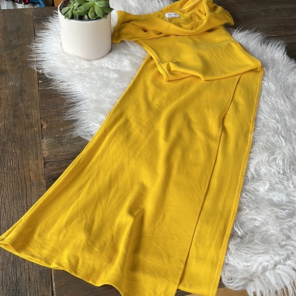 Lovers & Friends off the shoulder high-slit maxi dress NWT Size XS - Picture 7 of 15